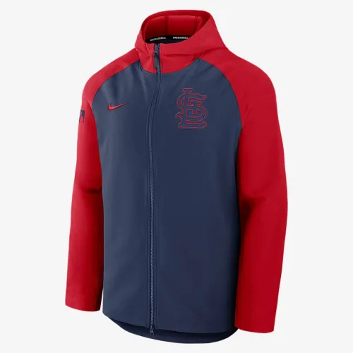 St. Louis Cardinals Authentic Collection Men’s Nike Therma MLB Full-Zip Куртка блакитний