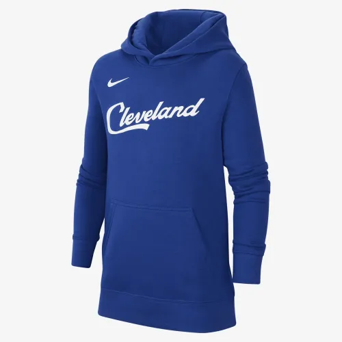Cleveland Cavaliers City Edition Big детские Nike NBA Pullover Толстовка с капюшоном синий