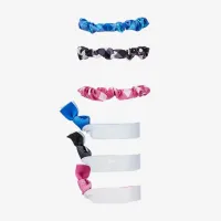 Nike Velvet and Elastic Hairbands (6 Pack) колір чорний