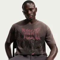 Nike мужские баскетбольные футболка цвет коричневый