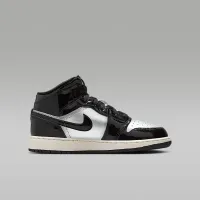 Nike Air Jordan 1 Mid SE Big детские Кроссовки цвет черный