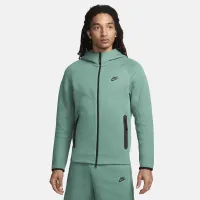 Nike Sportswear Tech Fleece Windrunner мужские Full-Zip Толстовка с капюшоном цвет зеленый