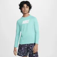 Nike Dri-FIT Multi+ Big дитячі (для хлопчиків) Long-Sleeve Top колір зелений