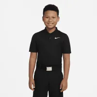 Nike Dri-FIT Victory Big детские (для мальчиков) для гольфа Polo цвет черный