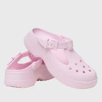 Шльопанці Crocs Classic Mary Jane 210581-6ZW - Рожеві
