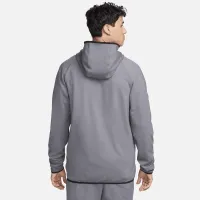 Nike Tech мужские Lightweight Knit Full-Zip Толстовка с капюшоном цвет серый