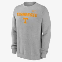Tennessee Volunteers Primetime Primary Stack мужские Nike College Pullover Crew цвет серый