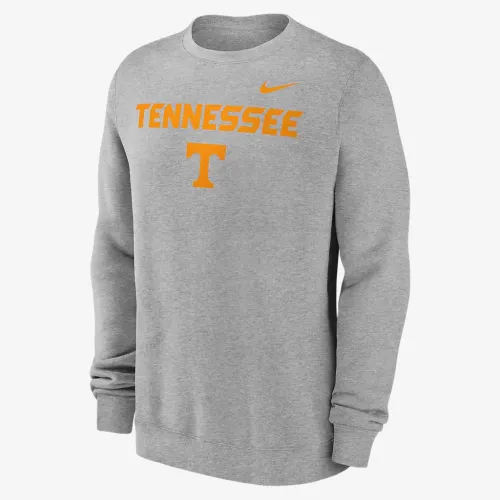 Tennessee Volunteers Primetime Primary Stack чоловічі Nike College Pullover Crew колір сірий