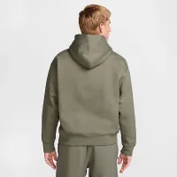 Nike Solo Swoosh мужские Fleece Pullover Толстовка с капюшоном цвет зеленый