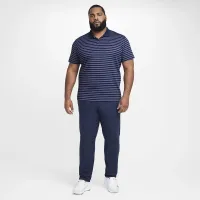 Nike Dri-FIT Victory мужские Striped для гольфа Polo синий
