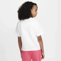 Nike Sportswear Big детские (Girls') футболка цвет белый