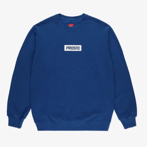 Кофта/футболка Prosto Klasyk Crewneck Bokz KL231MSWE1074 - Голубая