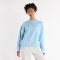 Кофта/футболка New Balance WT43559CUH - Голубая