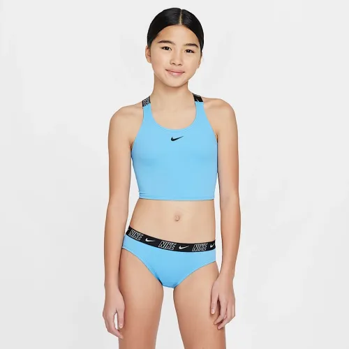 Nike Swim Big детские (Girls') Crossback Midkini набор синий