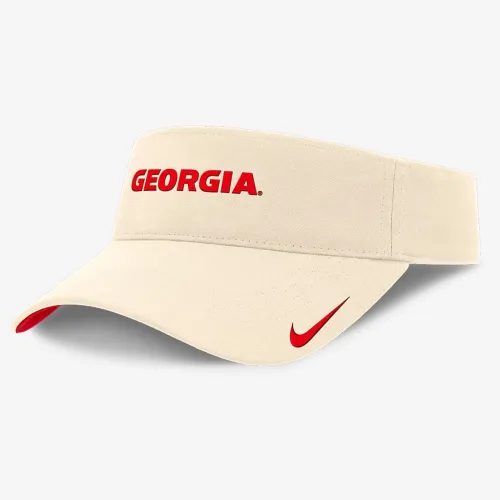 Georgia Bulldogs Primetime Ace чоловічі Nike Dri-FIT College Adjustable Visor колір коричневий