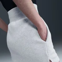 Nike Sportswear Phoenix Fleece женская юбка цвет коричневый