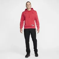 Liverpool FC Club Third мужские Nike Soccer French Terry Pullover Толстовка с капюшоном цвет красный