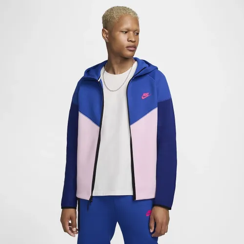 Nike Sportswear Tech Fleece Windrunner чоловічі Full-Zip Толстовка з капюшоном блакитний