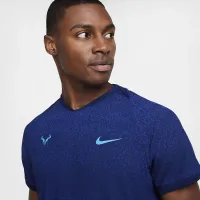 Nike Rafa чоловічі Dri-FIT ADV Short-Sleeve Tennis Top блакитний