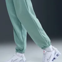 Nike Sportswear Club Fleece женская Mid-Rise оверсайз Sweatpants цвет зеленый