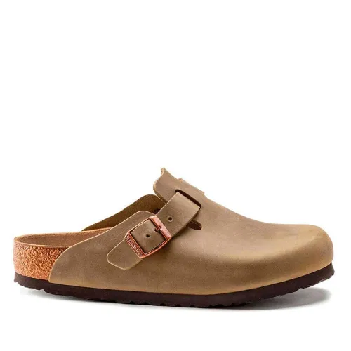 Шльопанці Birkenstock Boston 960811 - Бежеві