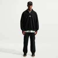 Nike Fairway Fresh мужские Therma-FIT оверсайз 1/2-Zip для гольфа Top цвет черный