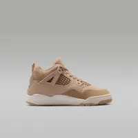 Nike Jordan 4 Retro Little детские Кроссовки цвет коричневый