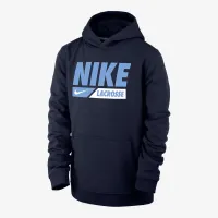 Nike Club Fleece Big дитячі Lacrosse Pullover Толстовка з капюшоном блакитний