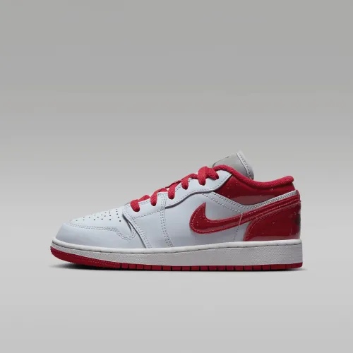 Nike Air Jordan 1 Low SE Big детские Кроссовки цвет серый
