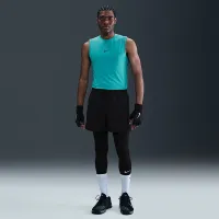 Nike Pro мужские Dri-FIT Slim Sleeveless Top цвет зеленый