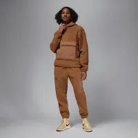 Nike Jordan Flight чоловічі High-Pile Fleece Pullover Толстовка з капюшоном колір коричневий