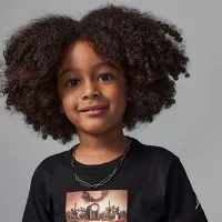 Nike Air Jordan Toddler Short-Sleeve футболка цвет черный
