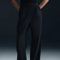 Nike 24.7 PerfectStretch женская Dri-FIT С высокой Талией Loose Wide-Leg Pants цвет черный