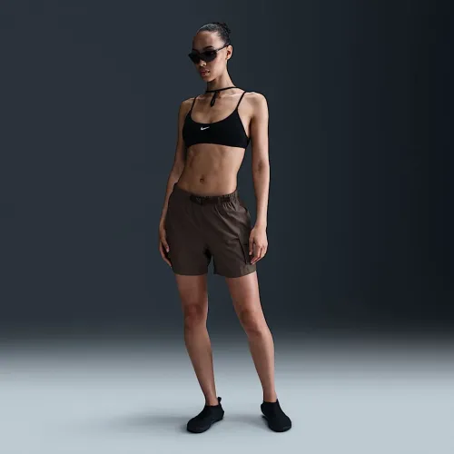 Nike Swim Voyage жіноча Cover-Up шорти колір коричневий