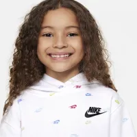 Nike Pullover Толстовка з капюшоном Little Kids Толстовка з капюшоном колір білий