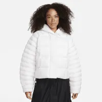 Nike Sportswear Swoosh Puffer PrimaLoft® женская Therma-FIT оверсайз Hooded Куртка цвет белый