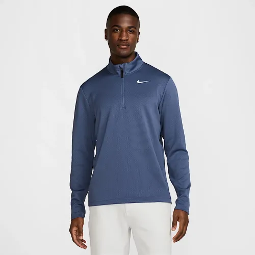 Nike Victory чоловічі Dri-FIT Therma Flex 1/2-Zip для гольфу Top блакитний