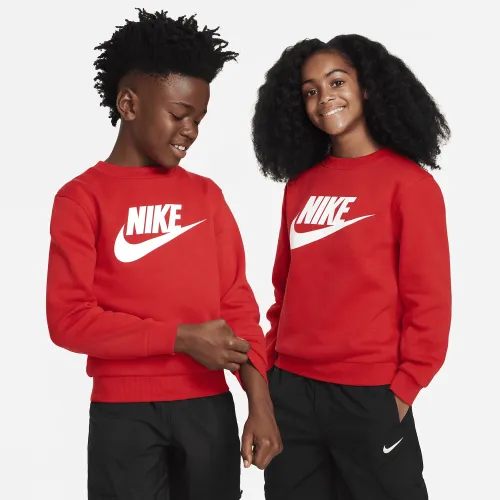 Nike Sportswear Club Fleece Big дитячі світшот колір червоний