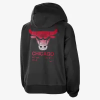 Chicago Bulls Standard Issue жіноча Nike Dri-FIT NBA Pullover Толстовка з капюшоном колір чорний