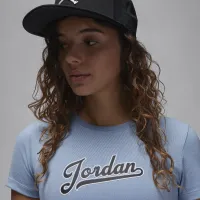 Nike Jordan жіноча Slim футболка блакитний