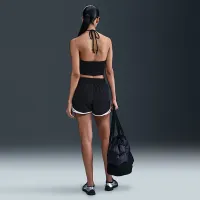 Nike Sportswear Chill Terry женская Slim Cropped French Terry Halter Top цвет черный
