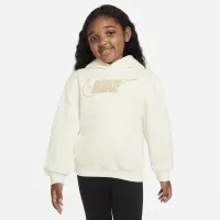 Nike Sportswear Club Fleece Holiday Shine Толстовка с капюшоном Little Kids Толстовка с капюшоном цвет белый
