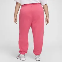 Nike Sportswear Phoenix Fleece женская С высокой Талией оверсайз Sweatpants (большие размеры) Pink