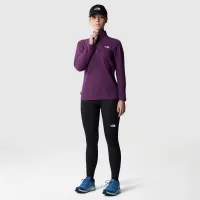Кофта/футболка The North Face 100 Glacier 1/4 Zip Fleece 0A855MV6V1 - фиолетовая
