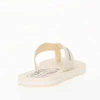 Japonki Tommy Hilfiger Global Stripes Flat Beach Sandal FW0FW07856-AEF - Бежевый