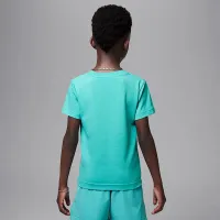 Nike Jordan Little детские Jumpman Air Embroideцвет красный футболка цвет зеленый