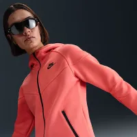 Nike Sportswear Tech Fleece Windrunner женская Full-Zip Толстовка с капюшоном Orange