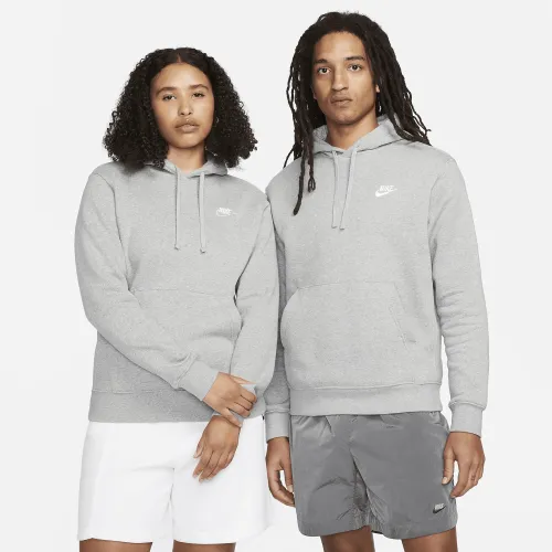 Nike Sportswear Club Fleece Pullover Толстовка с капюшоном цвет серый