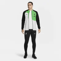 Liverpool FC Academy Pro мужские Nike Full-Zip Knit Soccer Куртка цвет белый