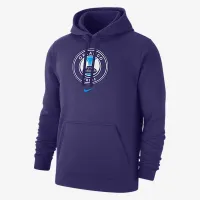 Orlando Pride Club Fleece мужские Nike NWSL Pullover Толстовка с капюшоном цвет фиолетовый